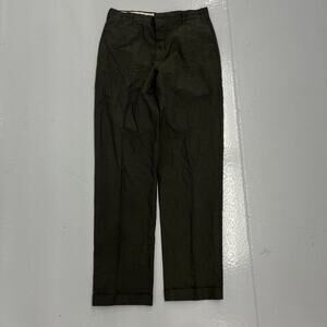Vintage 60s Farah Dark Green Flat Front Trousers 30x30